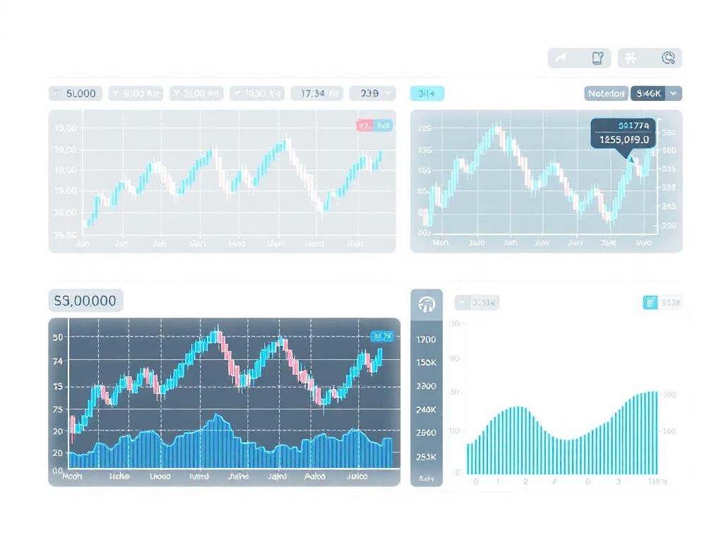 Surflow terminal interface showing real-time trading signals and analytics